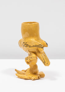 Viola Frey / Untitled (Yellow Bird Goblet) / 1970